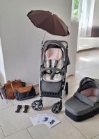 Gesslein Kinderwagen mit Sportsitz & Babyschale - mit Bremse