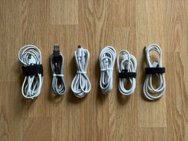 6× Ladekabel für iPhone (Lightning)