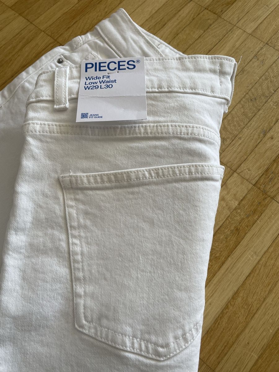Pieces Jeans: Weisse Jeanshose – Nuovo e nell'imballaggio originale da Ebmatingen venduto da Vebisun 3