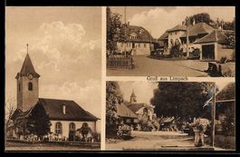 Limpach, Kirche in der Aussenansicht, St