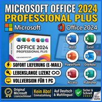 Microsoft Office 2024 Pro Plus - Original-Lizenz