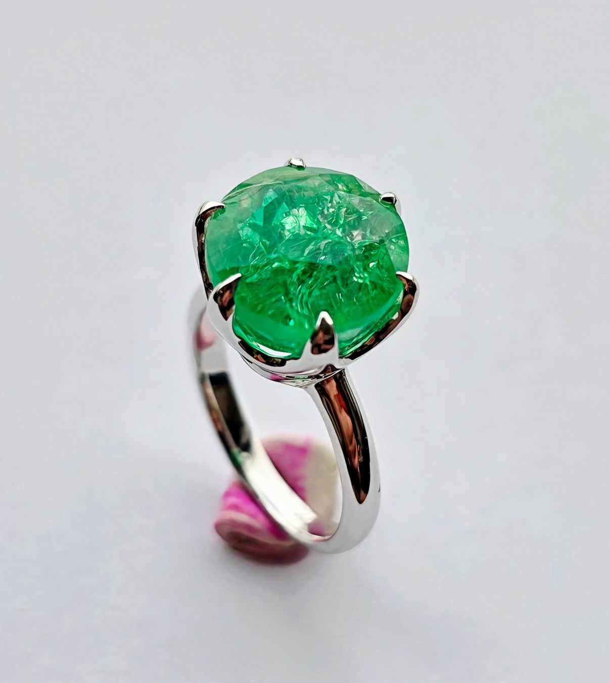 Ringe: Smaragd Solitaire Fingerring – Neu (gemäss Beschreibung) aus Zürich von Benedikt21 8