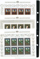 1985 Gemälde Nr. 821-23 im Bogen postfr.