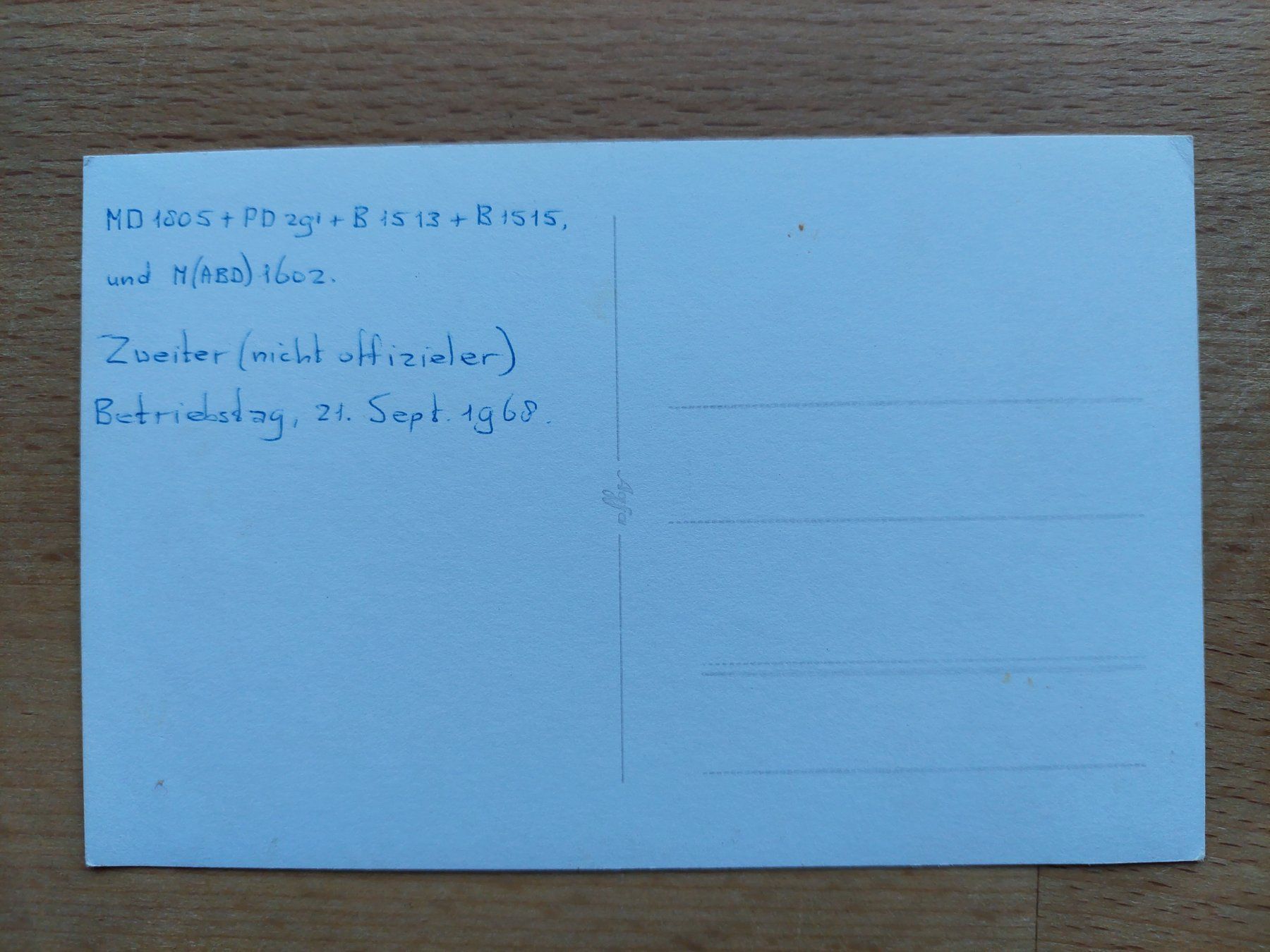 Cartoline postali: Echtfotokarte Bahn Niederlande 1968 – Usato da Obfelden venduto da Foto_Bild_Kunst_Buch 1