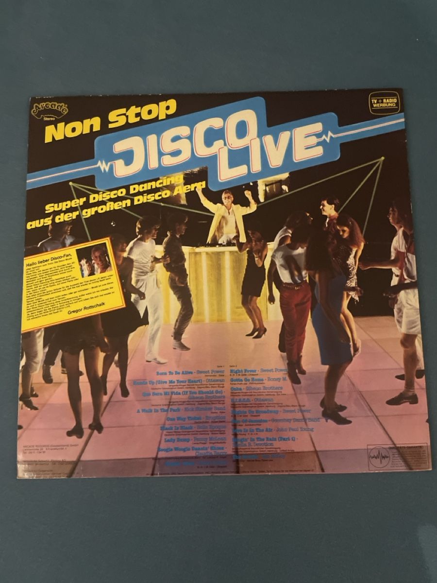 Dischi in vinile: Non Stop Disco Live – Usato da Diepoldsau venduto da Ganthammer 1