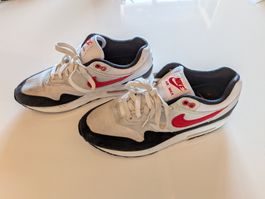 NIKE Air Max 1 | Sniker | Gr. 40.5 | grau-schwarz