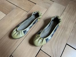 BURBERRY - Ballerina ockergelb 37