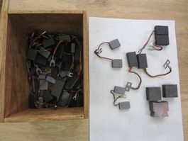 Lot Kohlebürsten für Elektromotoren, Uhrenindustrie
