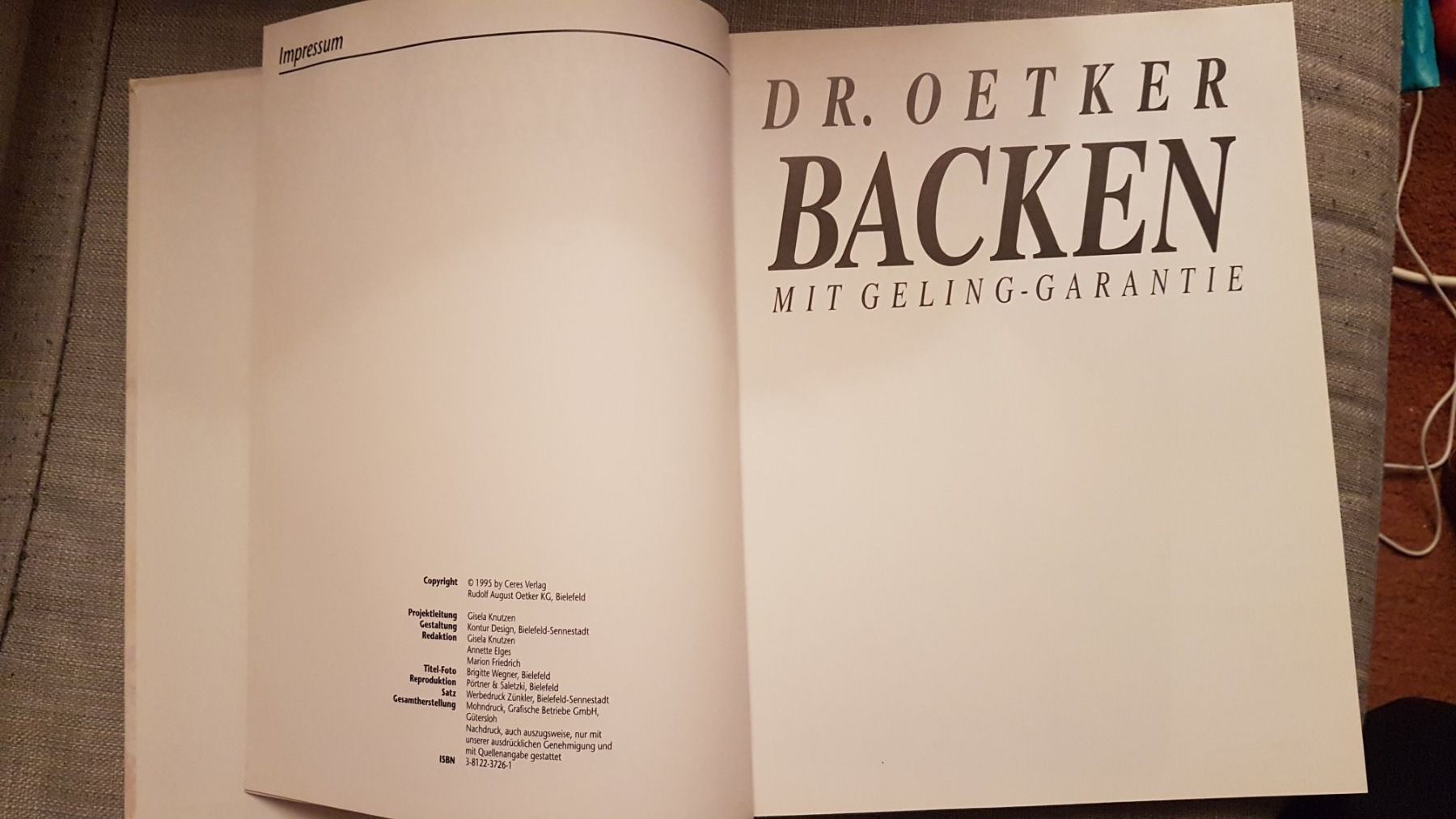 Libri: Dr. Oetker - Backen mit Geling-Garantie – Usato da Oberengstringen venduto da Asteroid56 2