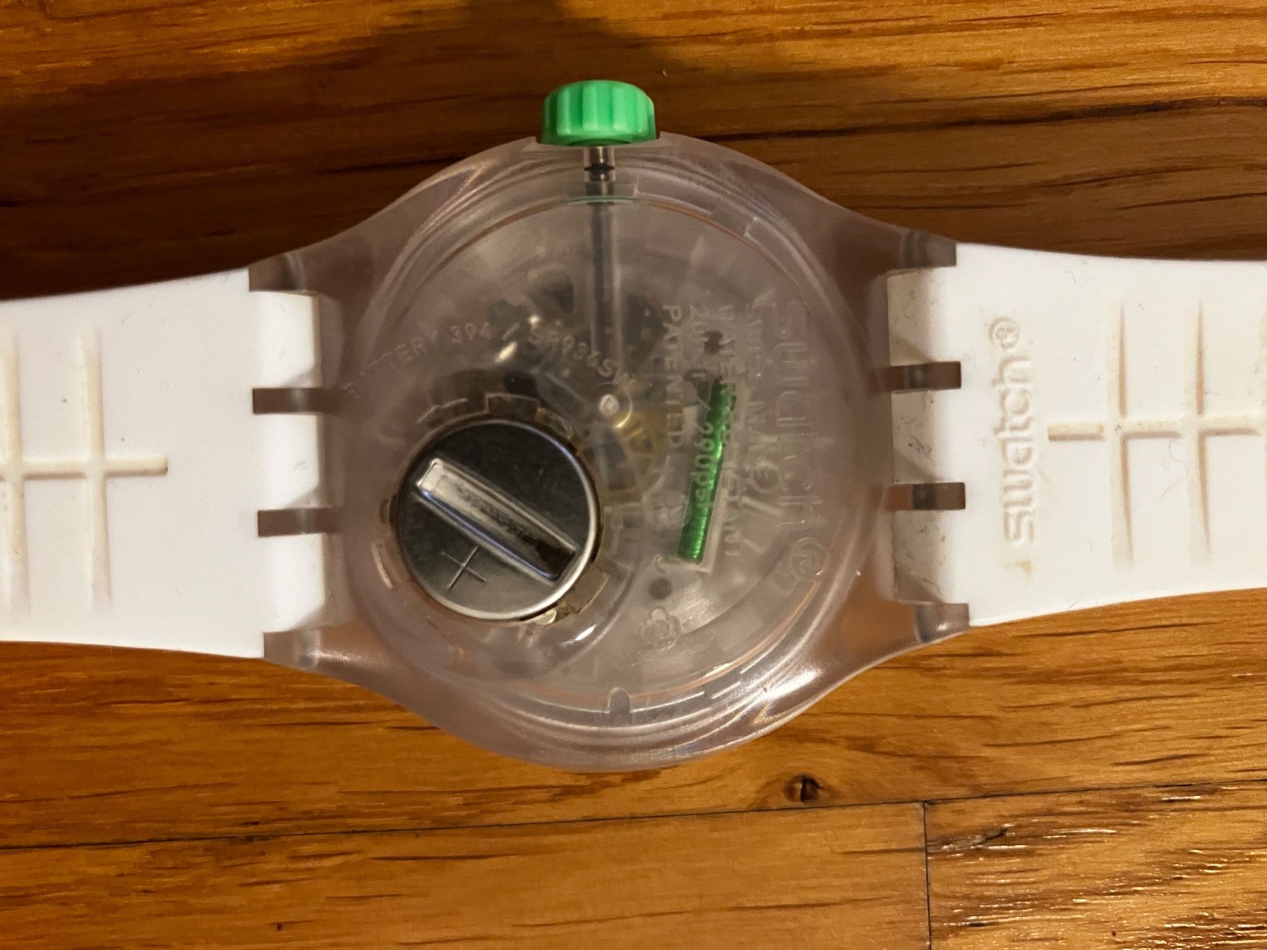 Swatch Montres: Swatch Uhr "Weiss/Grün" – D'occasion à St. Gallen par sascha_faerber 2