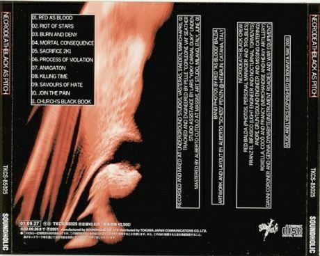 CD: Necrodeath - Black...(Japan 2001) – Usato da St-Cergue venduto da VeganWarrior 1