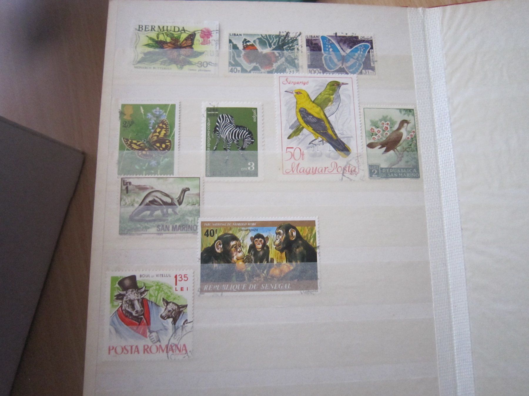 Alle Briefmarken: Lot O7 Album mit Marken Tiere, Blumen, ecc – Gebraucht aus Giubiasco von sal_9j6w 3