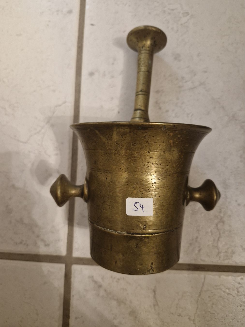 Altro per cucinare: Antiker Messing Mörser mit Stössel – Usato da Gossau ZH venduto da jak_8pdw