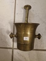 Antiker Messing Mörser mit Stössel