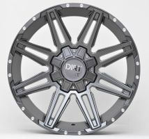 4x Dirt D88 9x18 6x135/139,7 Felgen Jantes für Ranger L200