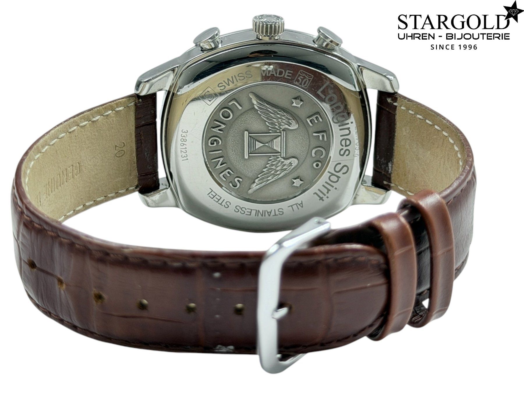 Longines Uhren: Longines Spirit Chronograph - L2.705.4 – Gebraucht aus Zürich von Stargold-Uhren 6