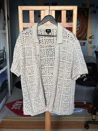 Beige Stüssy Sommer Shirt size M