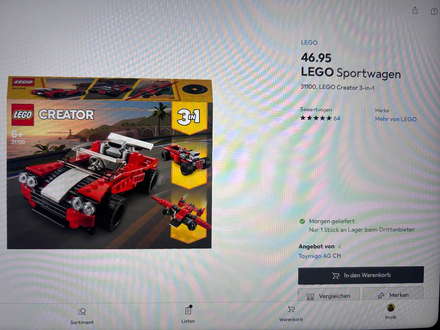 Lego Giocattoli: Lego set 3 stuck zusammen – Usato da Zürich venduto da Hossi66 2
