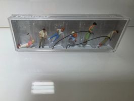 Preiser Figuren An der Tankstelle H0 1:87 Neuwertig