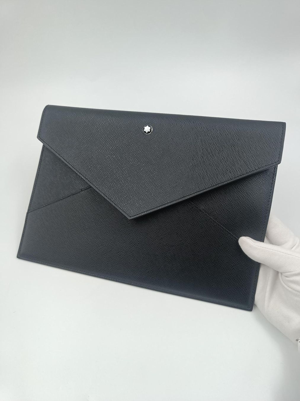 Montblanc Borse: MONTBLANC ENVELOPE TASCHE "SARTORIAL" SCHWARZES LEDER – Nuovo (secondo la descrizione) da Luzern venduto da EdiGem 5