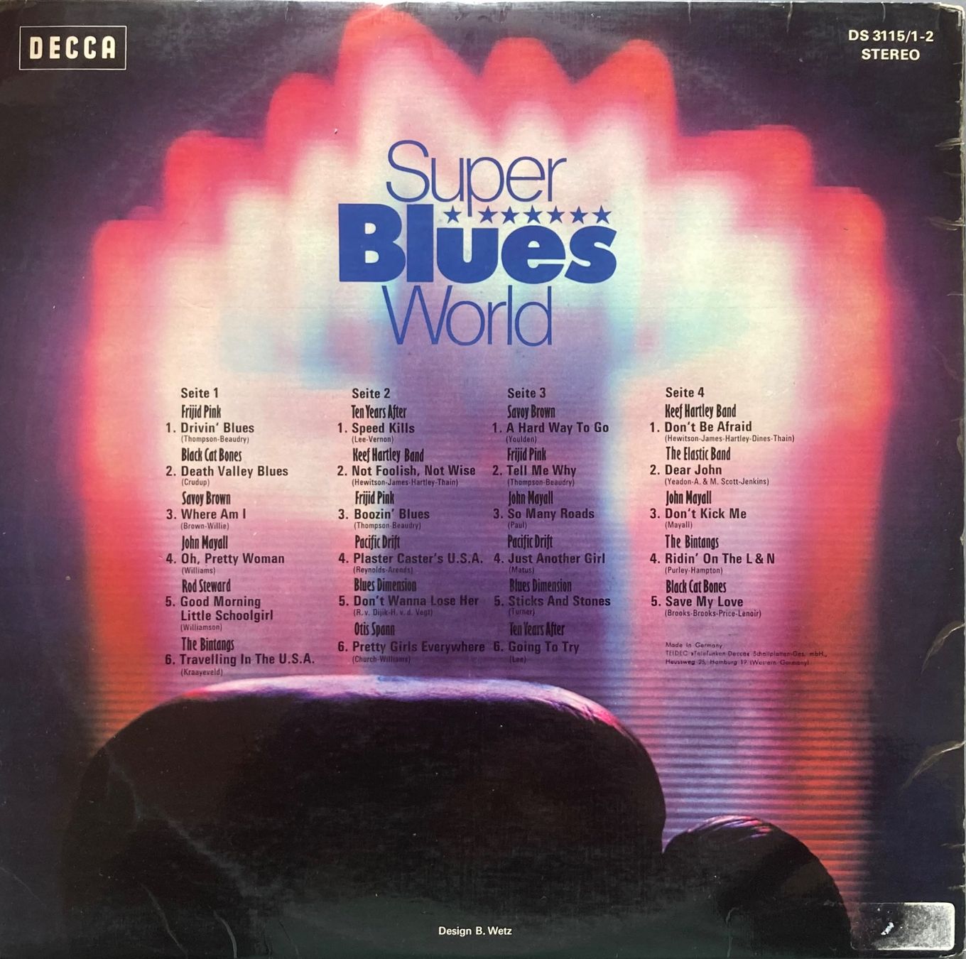 Schallplatten: DIVERS ARTISTES - SUPER BLUES WORLD – Gebraucht aus Poliez-Pittet von Newtown-Records 1