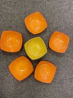 6x bunte Schälchen, Dessertschälchen, Snackschälchen