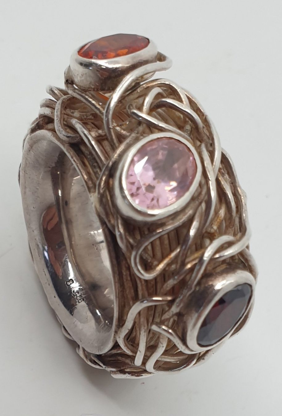 Anelli: Grosser Fingerring Silber 925 – Usato da Emmen venduto da magelan 1