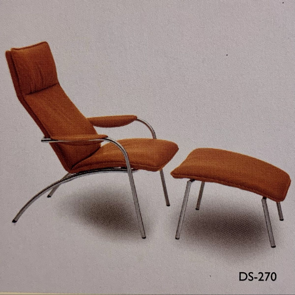 De Sede Poltrone: SALE: De Sede DS 270 Design Ledersessel mit Ottoman – Usato da Fribourg venduto da GBT42 2