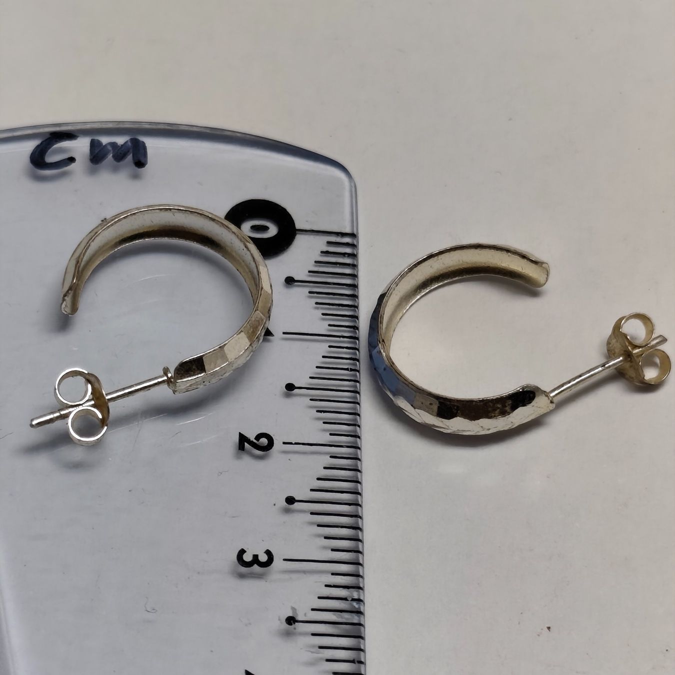 Orecchini pendenti & Orecchini a lobo: Vintage Silver silber Stud Earrings Boucles d'Oreilles #A3 – Usato da Châtelaine venduto da Tropic.Watch2 3