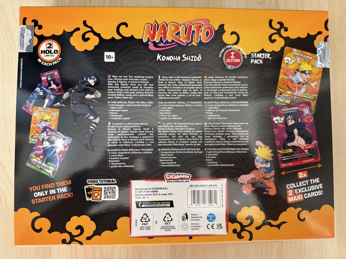 Pokémon Carte collezionabili: Naruto Mythos Tcg First Edition Starter Pack Englisch – Nuovo e nell'imballaggio originale da Hubersdorf venduto da Der_sammel_shop 1