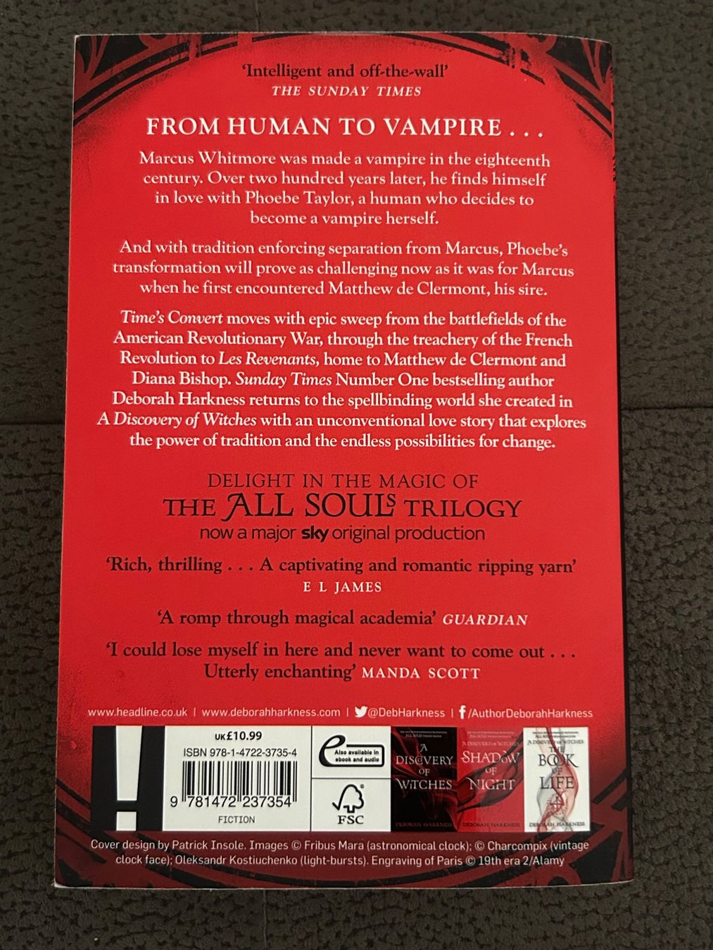 Libri: "Time's Convert" von Deborah Harkness - Sprache: Englisch – Nuovo (secondo la descrizione) da Oberkulm venduto da angela_05 1