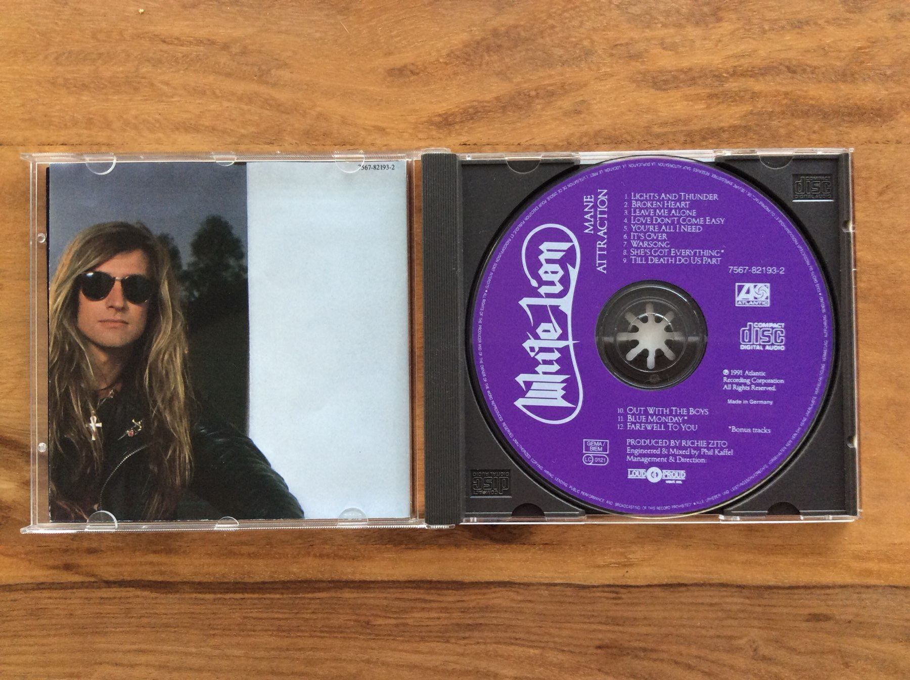 CD: CD White Lion - Mane Attraction – Usato da Horgen venduto da flyingpenguin2000 1