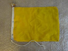 Signalflagge "Q" Jacht / Vintage