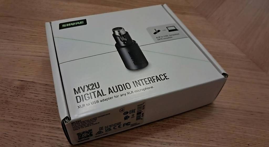 Attrezzatura per studi di registrazione: Shure MVX2U Digital Audio Interface XLR to USB C – Nuovo (secondo la descrizione) da Basel venduto da mangome 1