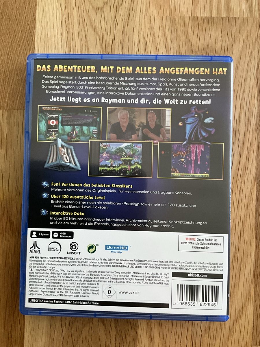 Giochi: Rayman 30th Anniversary Edition PS5  – Usato da Luzern venduto da Eureedudeheit 1