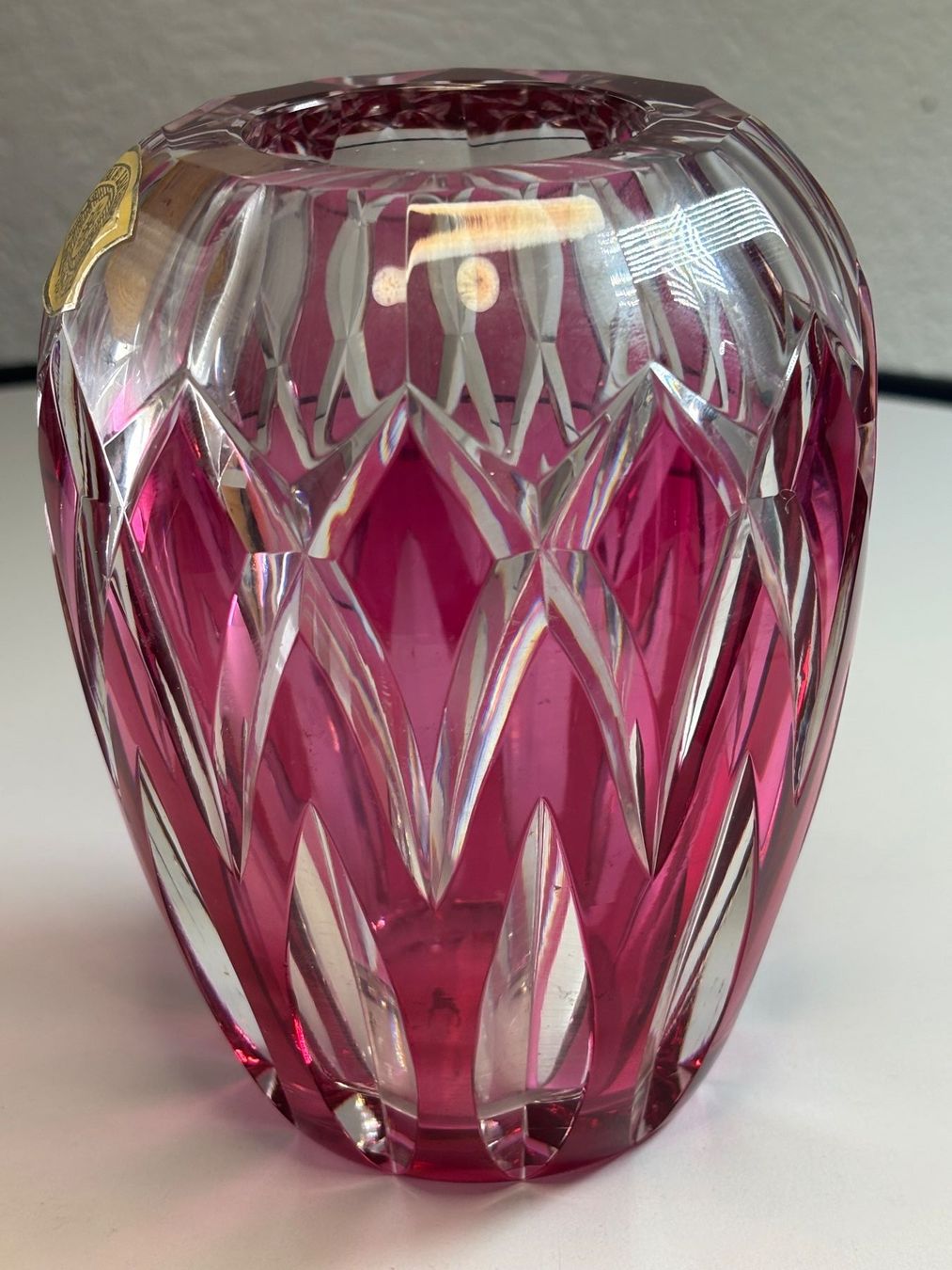 Vasi & Recipienti: Glas Vase Val Saint Lambert Kristallglas – Usato da Plasselb venduto da Mike760 4