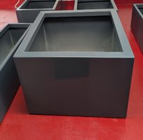 Planzenkübel Aluminium in Anthrazit 80x80x61