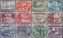 1949, Nr.297-230 Serie mit Ersttags-Vollstempel, Kat: 600.-+