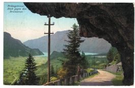 AK Brünigstrasse, Blick gegen Brienzersee