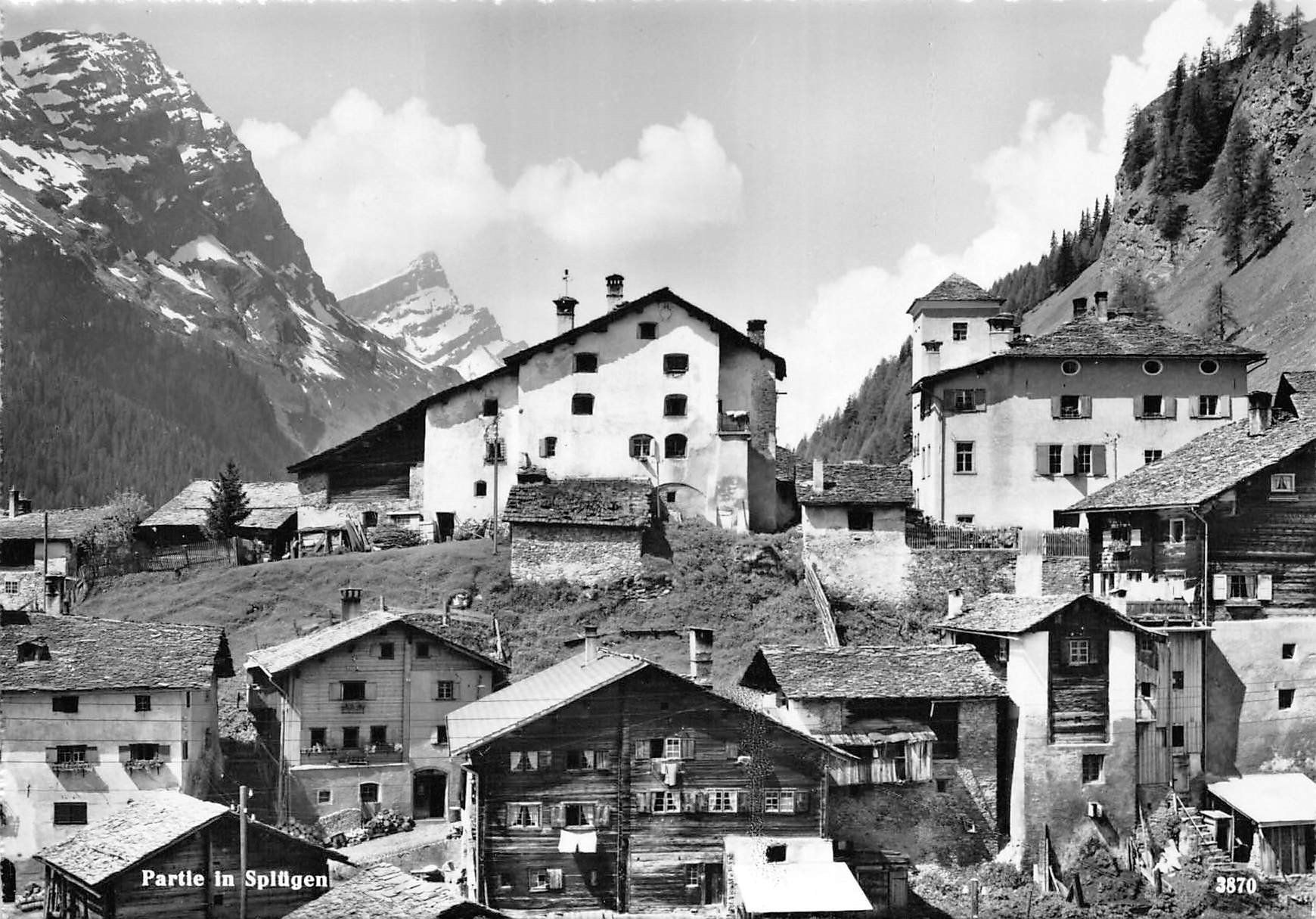 Ansichtskarten: Splügen – Gebraucht aus Ottikon b.Kemptth. von Neptun1974