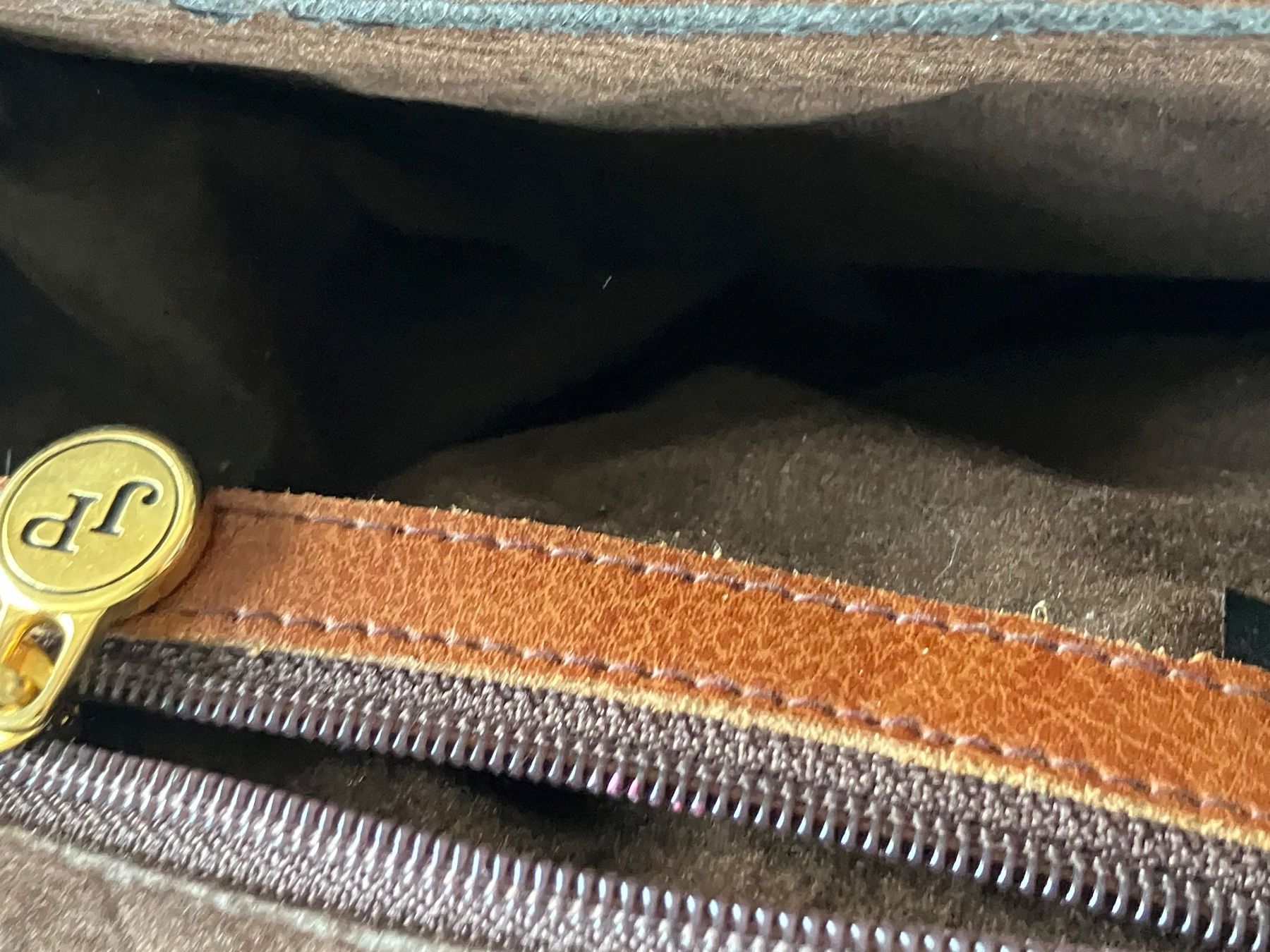 Borse da donna: Sac à main vintage marron JP forme originale – Usato da Peseux venduto da CharmeCommerce511 6