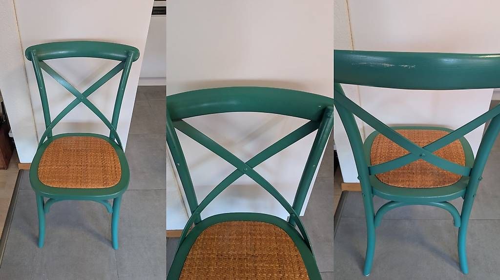 Stühle: 4er-Set Crossback-Stühle / Bistrostühle – Gebraucht aus Münchenbuchsee von craziijH__ 2