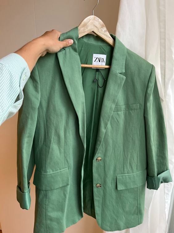Zara Giacche: Zara  Blazer grün übergangsjacke – Nuovo (secondo la descrizione) da Gossau Sg venduto da olles 2