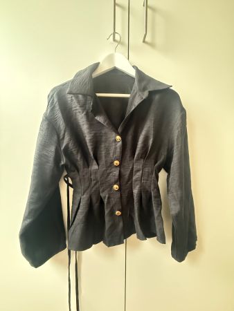 Schwarze Bluse Neu