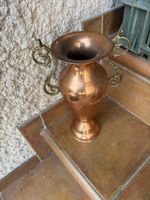 Vase cuivre et laiton vintage 33 cm bon état