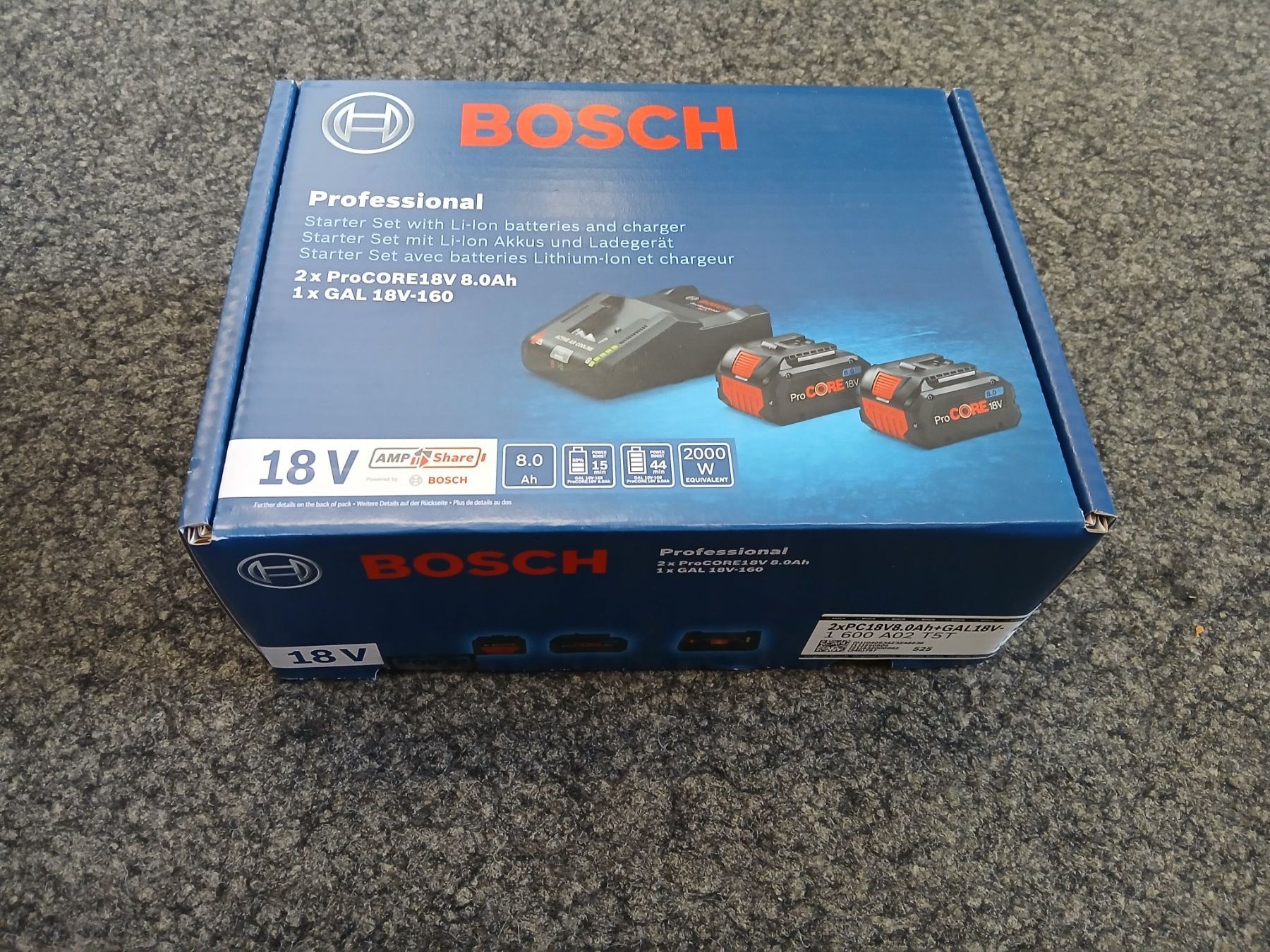 Bosch Caricatori & Batterie: Bosch Akku ProCore 18V 8.0 Ah Basisset Nr.01 – Nuovo e nell'imballaggio originale da Reiden venduto da mja_2bsk
