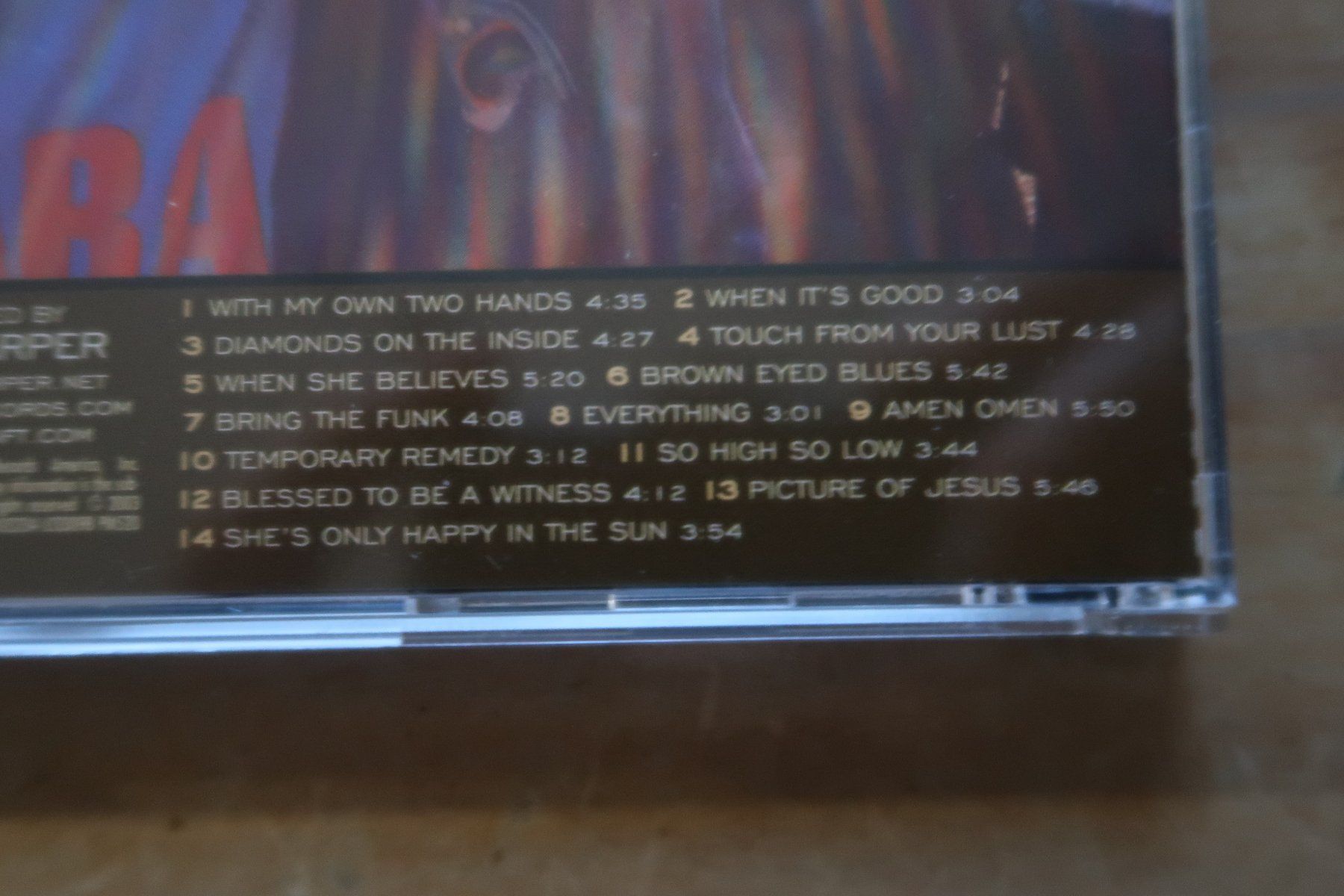CD: BEN HARPER - DIAMONDS ON THE SIDE - CD – Usato da Basel venduto da Patiscat 2