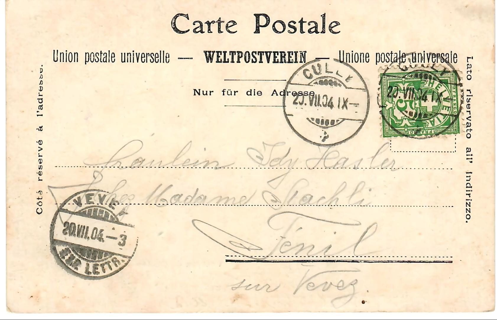 Cartoline postali: Chillon Château am Genfersee – Usato da Zweisimmen venduto da jakobsweg 1