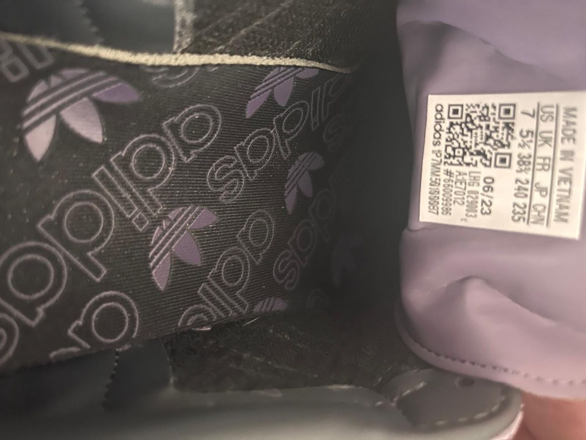 Adidas Damenschuhe: Adidas Samba, Farbe violett  – Gebraucht aus Bettwil von Petrus59 3
