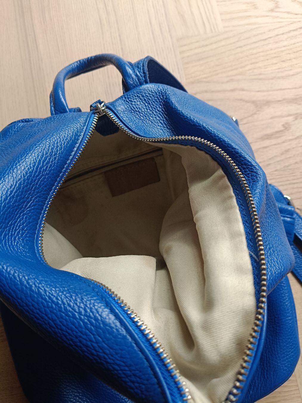 Zaini: Blauer Lederrucksack - Top Zustand! – Usato da Adliswil venduto da Vimovi 4